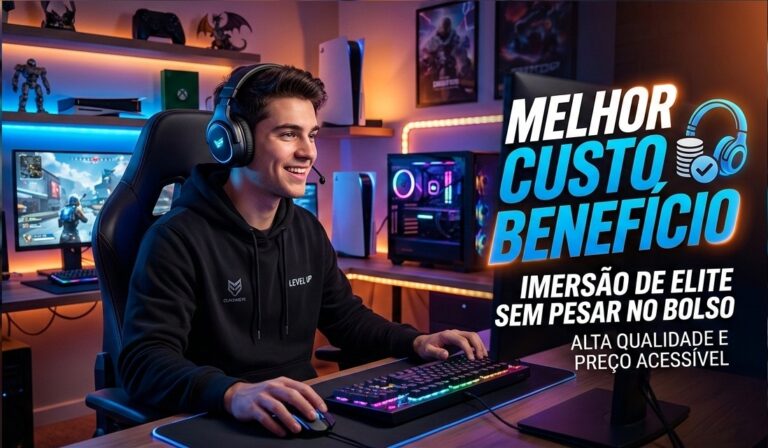 Os Queridinhos do Momento: 5 Headsets Custo Benefício que Estão Dominando o Setup Gamer
